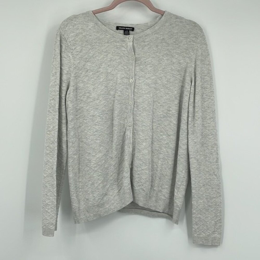 Hilary Radley Gray Cardigan